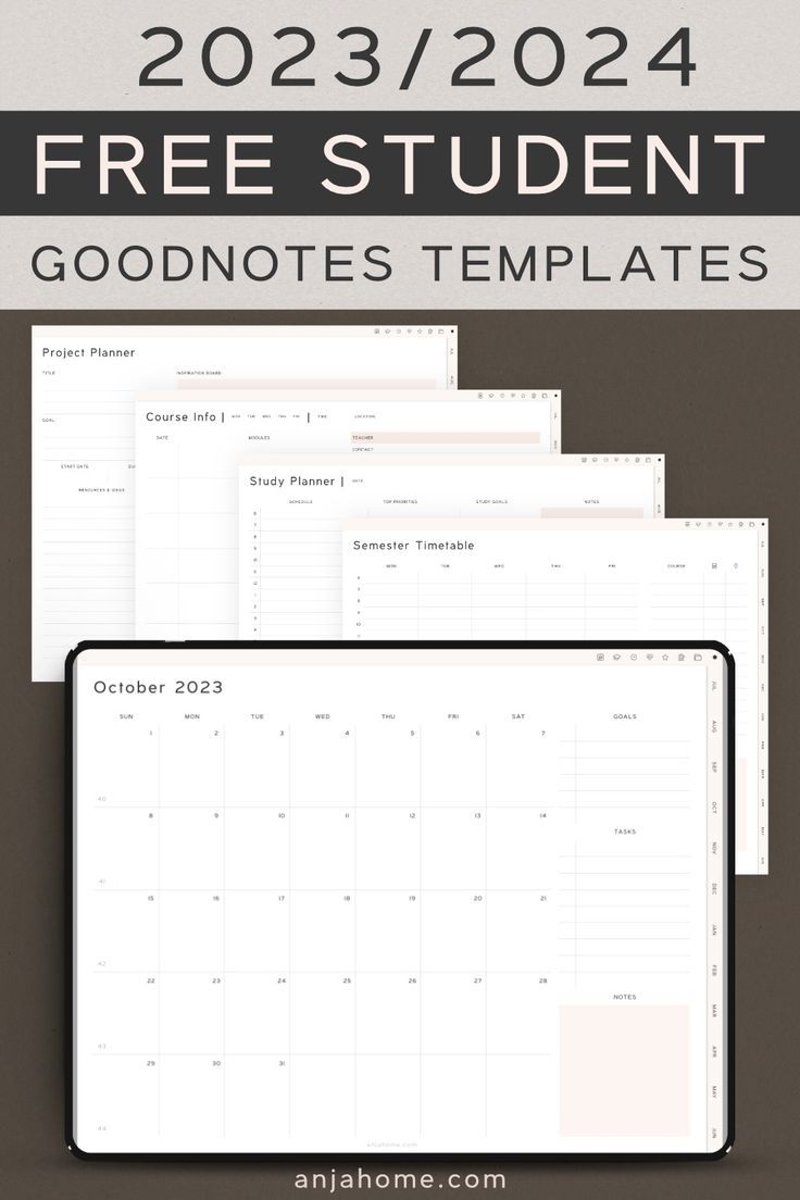 free goodnotes planner