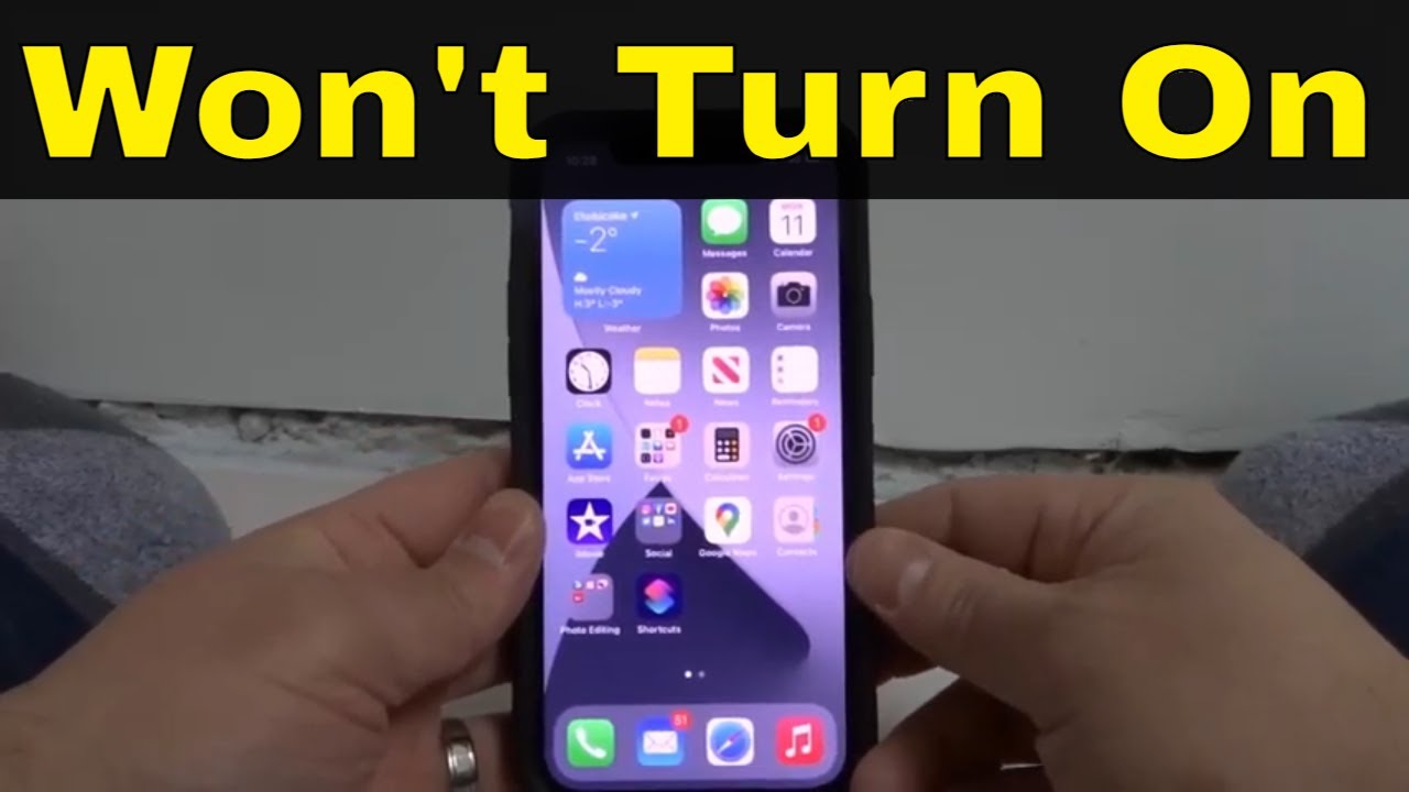 iphone 12 not turning on