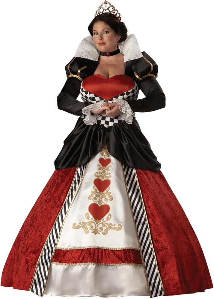 plus size queen of hearts costume