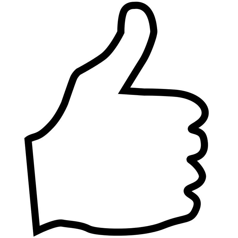 clipart thumbs up