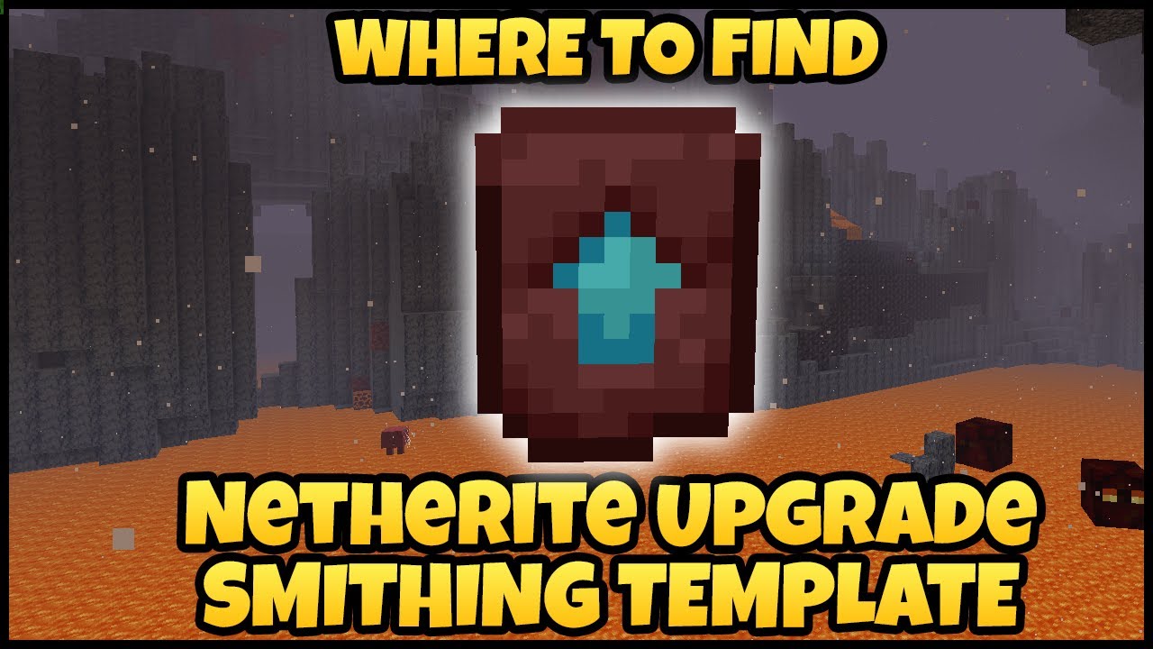 how to get netherite smithing template
