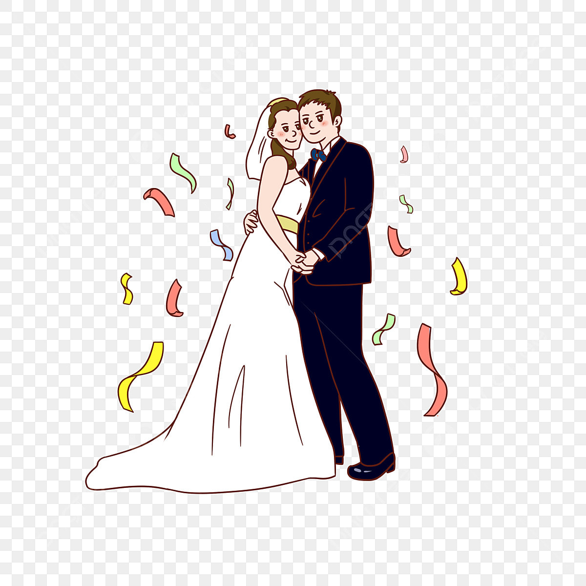 couple wedding clipart