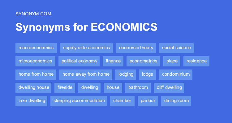 antonyms of economics