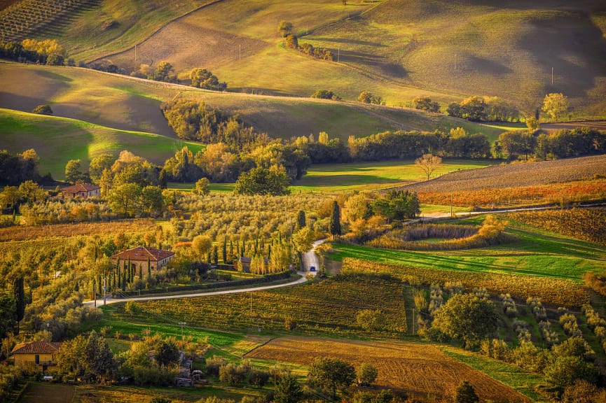 tuscany weather october