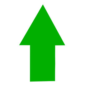 green arrow up png