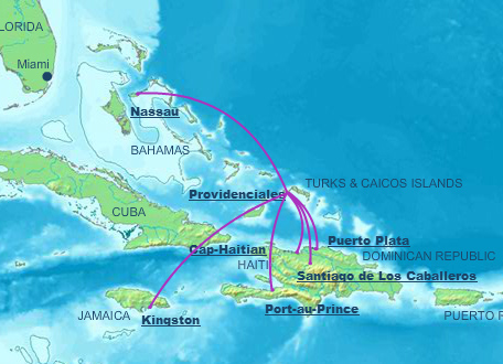 direct flights to turks and caicos