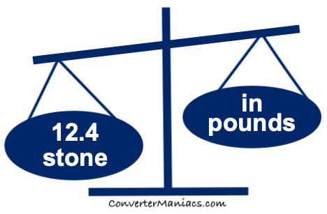 12.4 stone to pounds