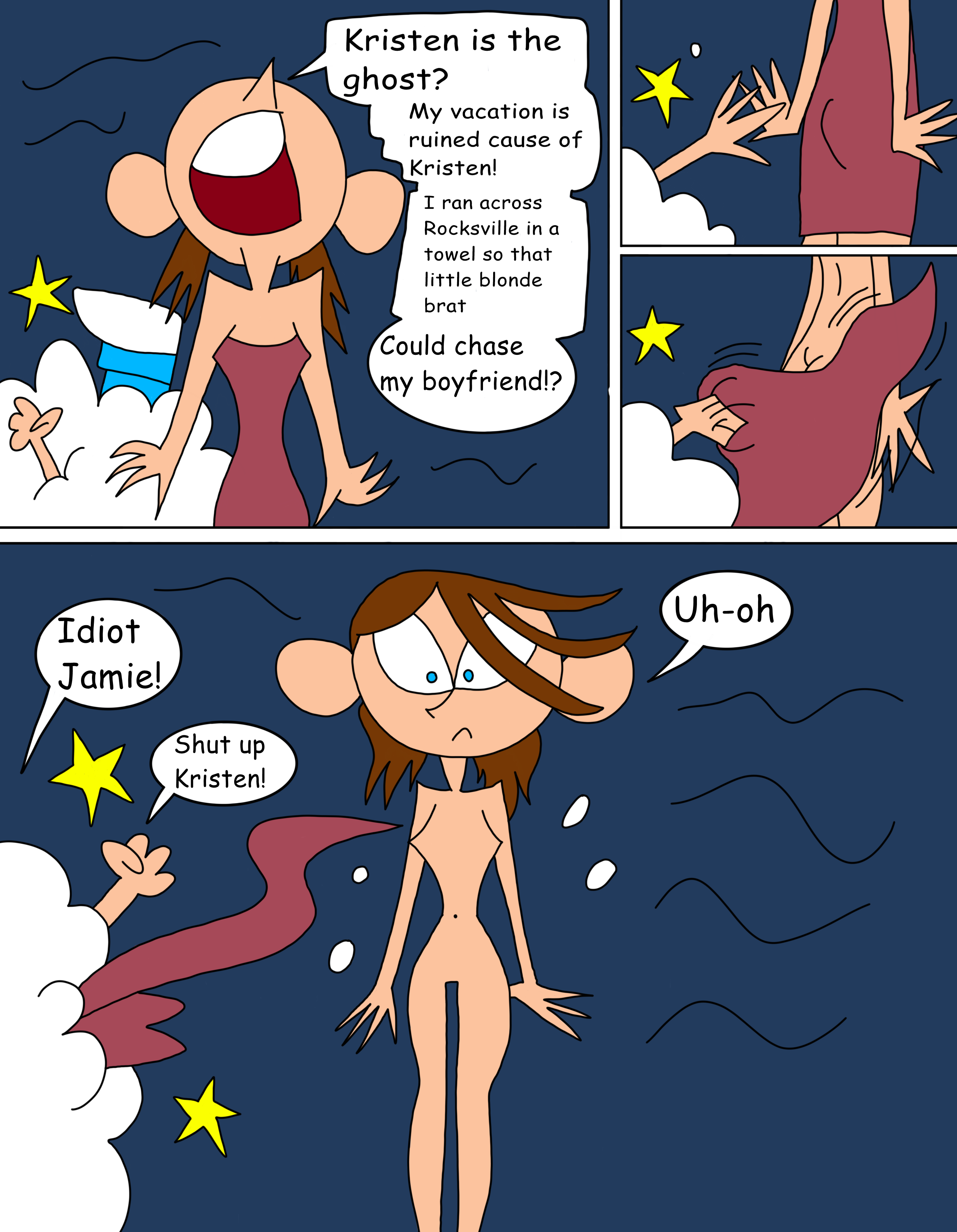 naked comic