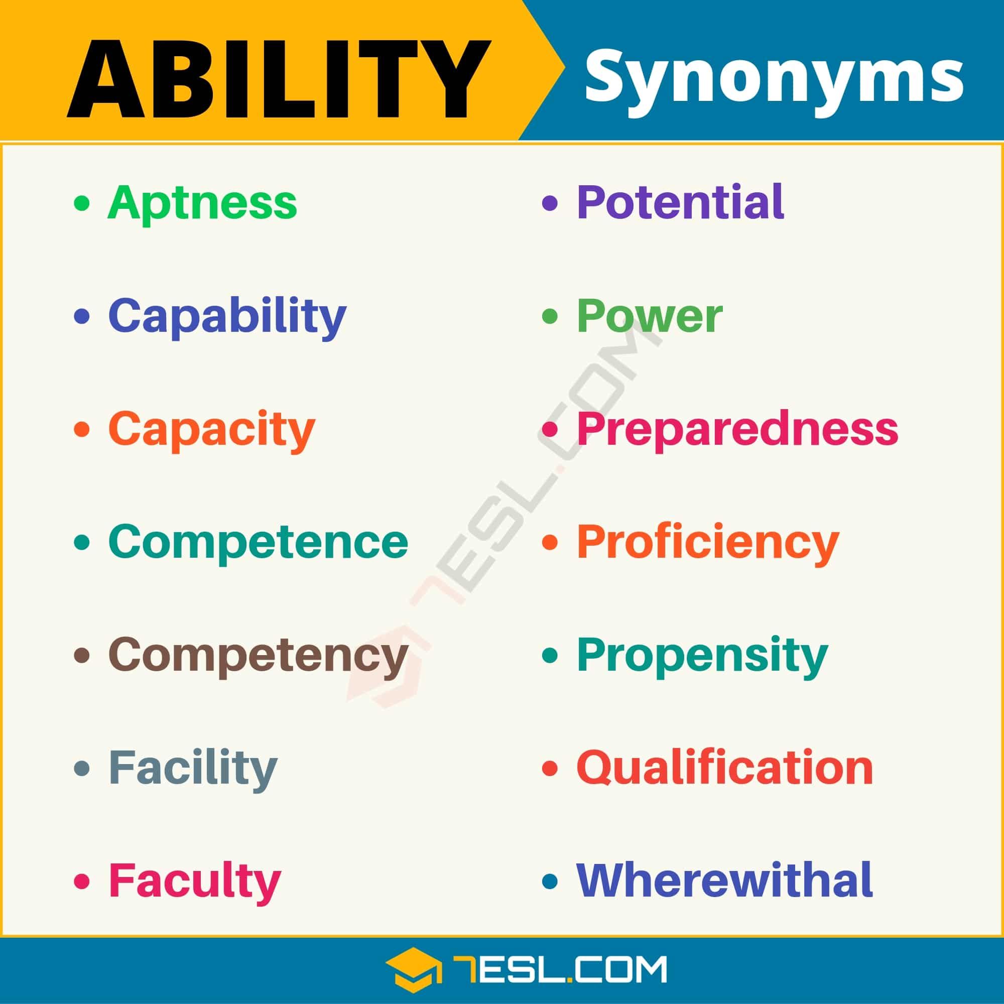 skills synonyms