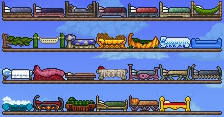 bed terraria