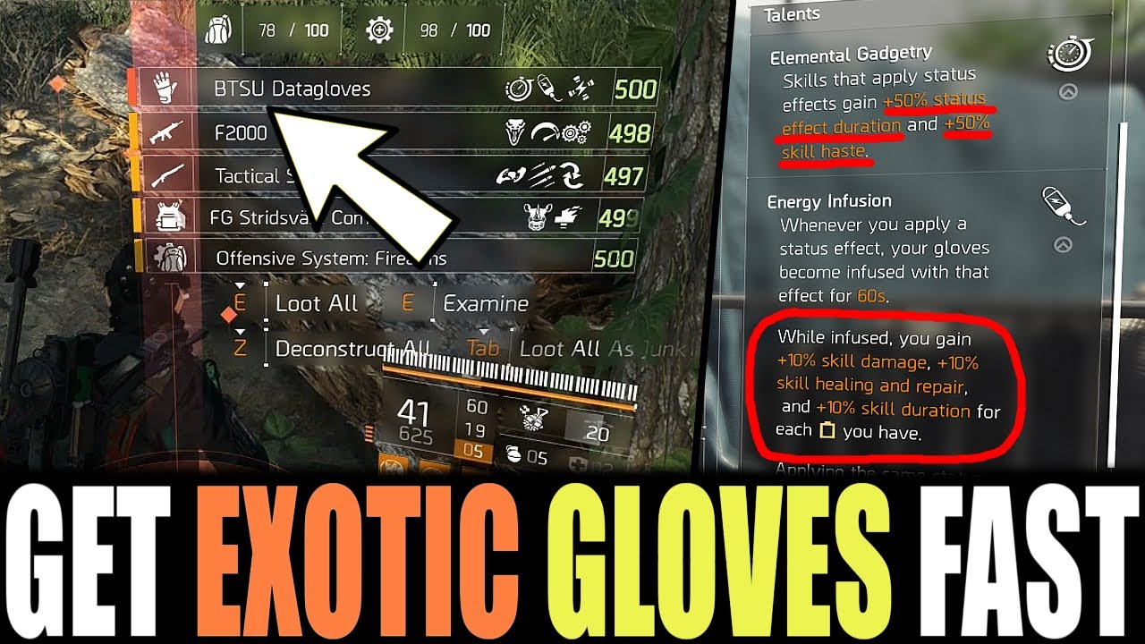 division 2 exotic gloves