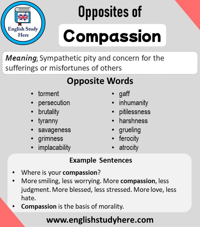 compassionate antonyms