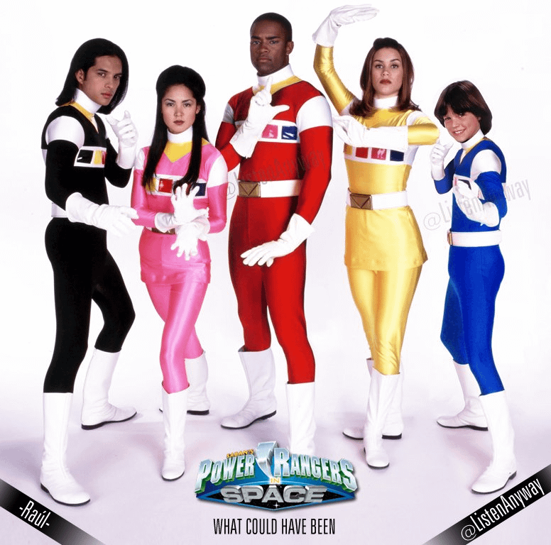 power rangers in space