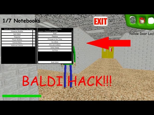 baldi basics hack mod