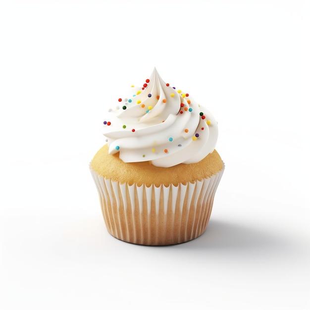 cupcake white background