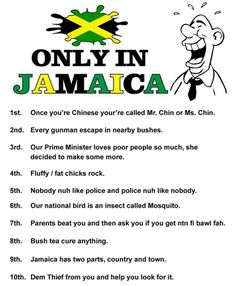 jamaican phrases funny