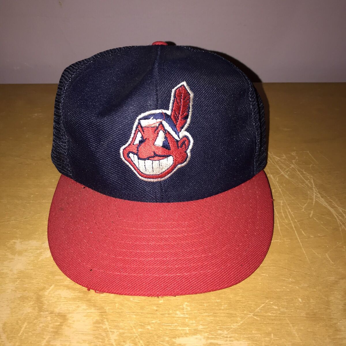 cleveland indians trucker hat