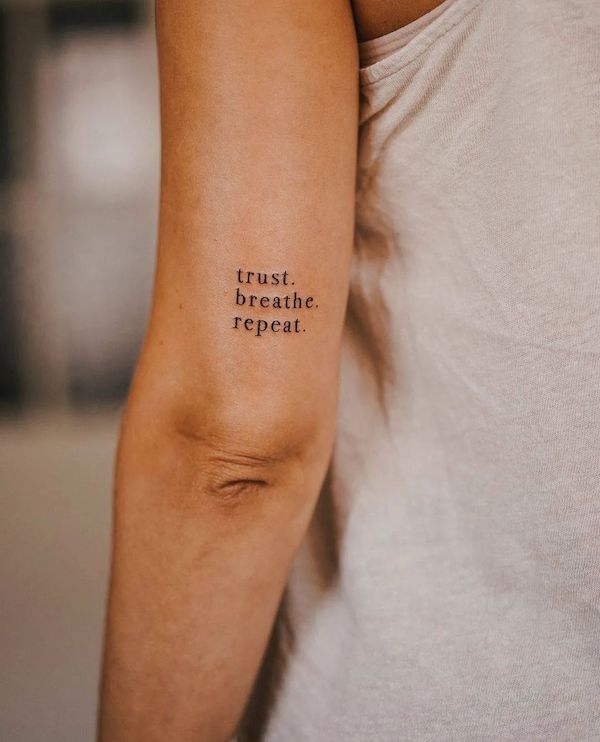 inspirational tattoo phrases