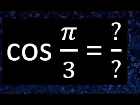 cos pi/3