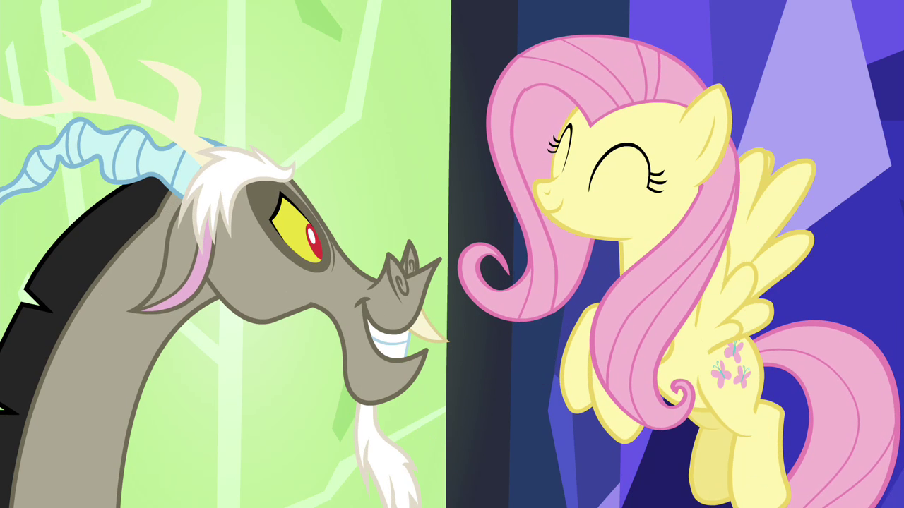 fluttershy and discord