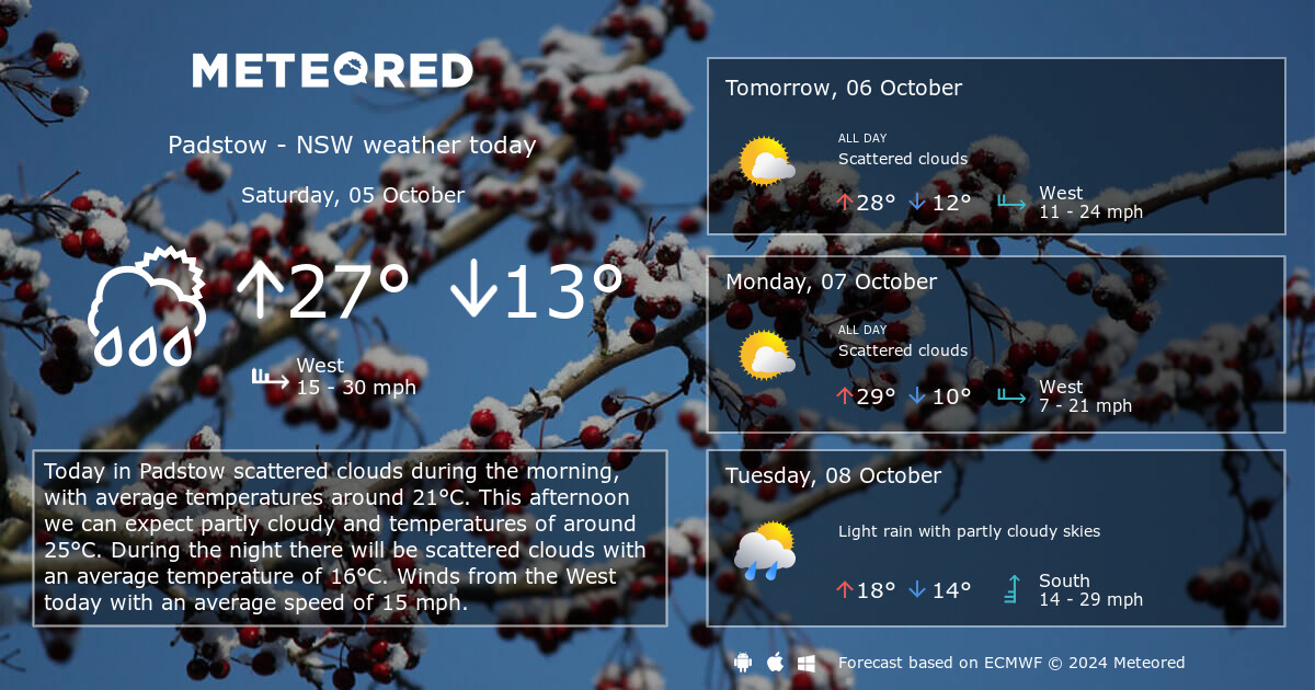 14 day weather padstow