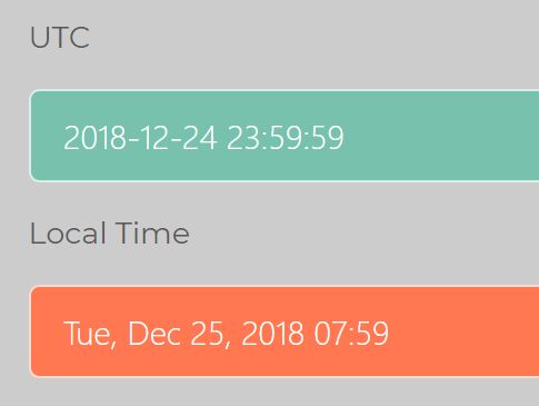 convert utc to local time