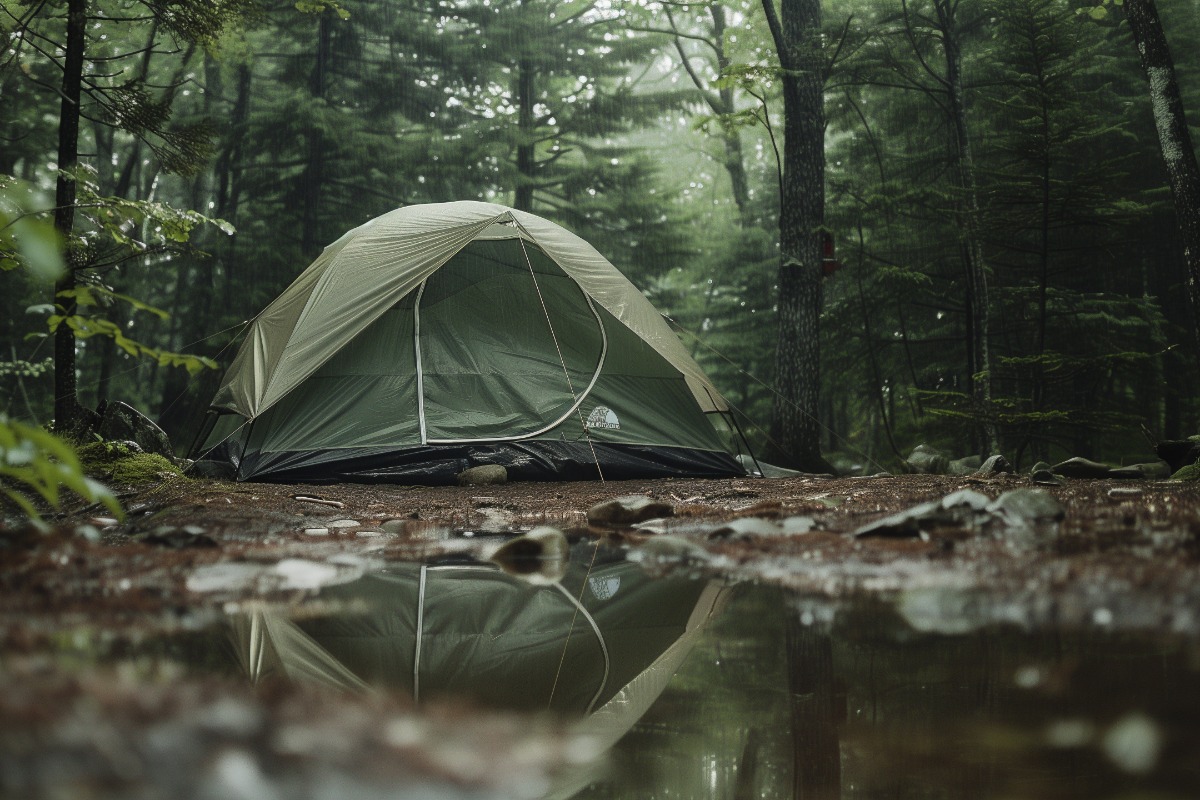 rain on a tent sounds