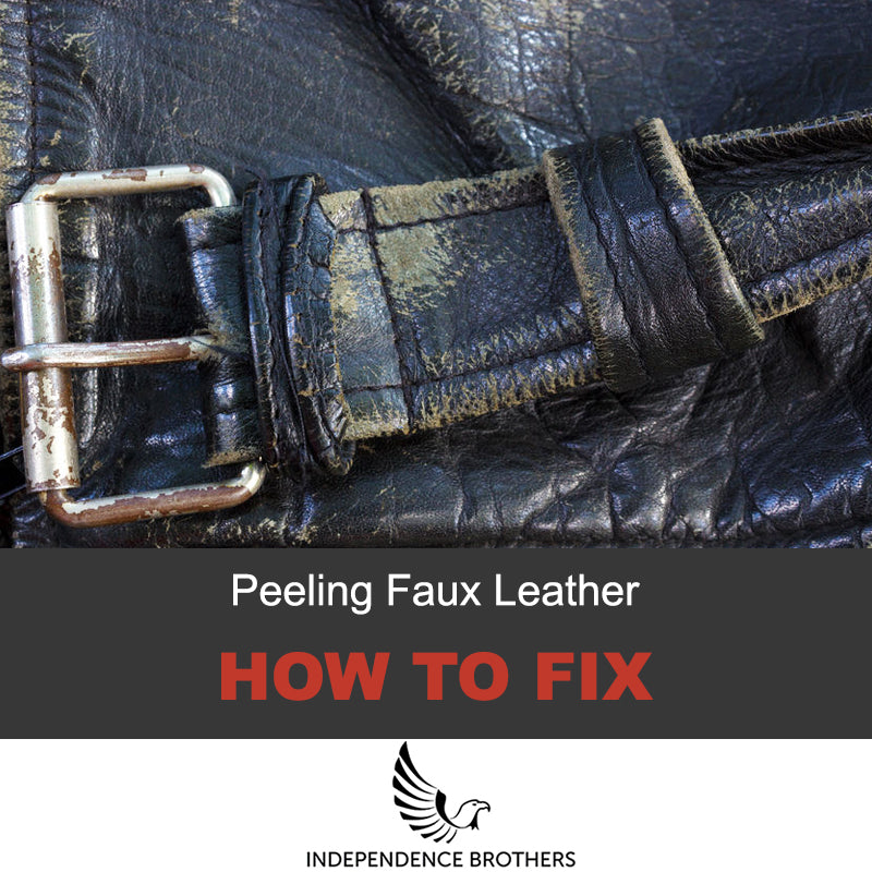 how to fix peeling leather