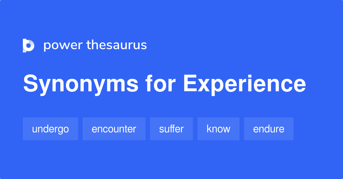 synonyms experience