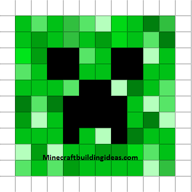 pixel art creeper