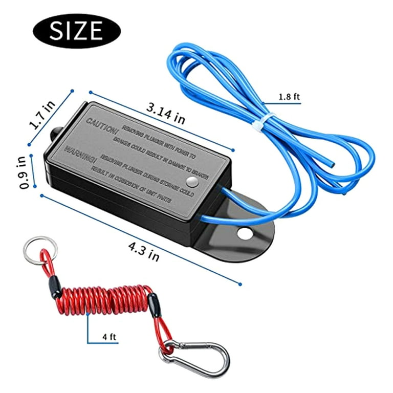 electric trailer brake emergency cable