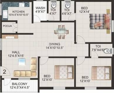 1500 square feet house plans 3 bedroom