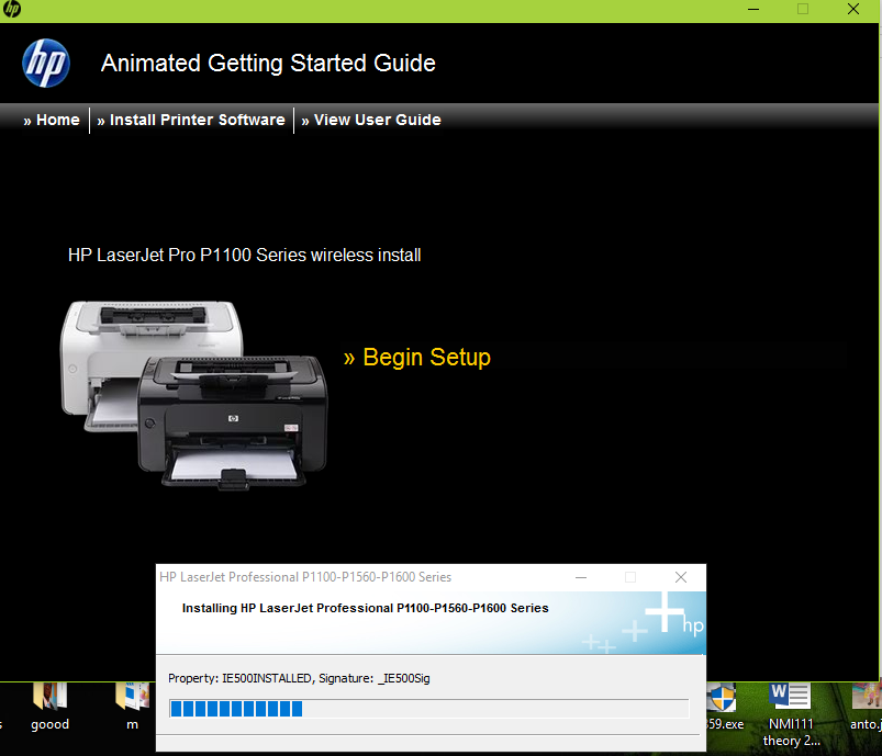 hp laserjet p1102w change wifi settings