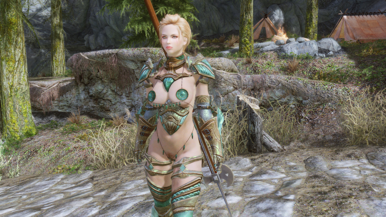 skyrim glass bikini