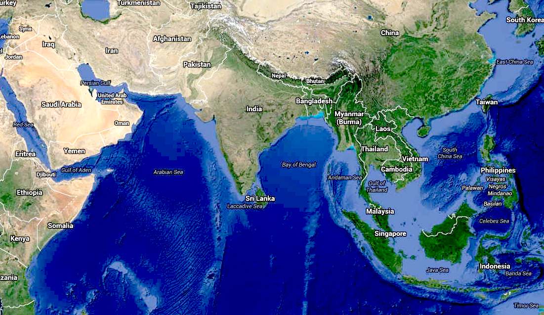 arabi samudra map