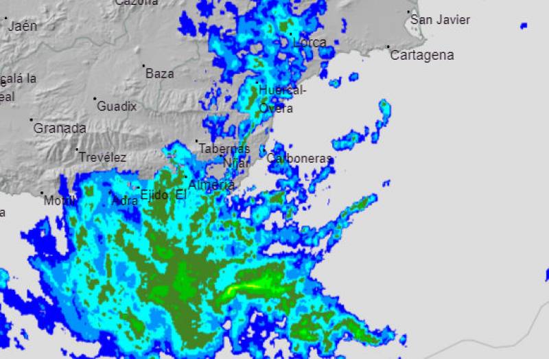 rain radar murcia