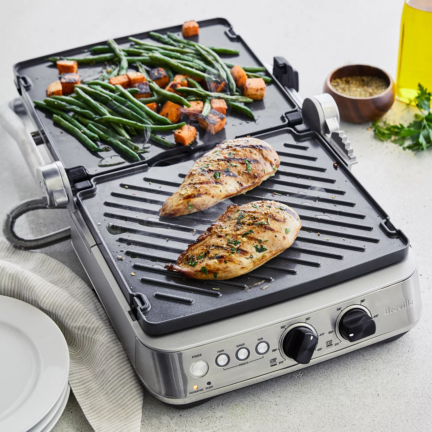 breville sear and press grill