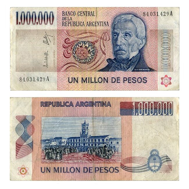 1 million argentine peso to php