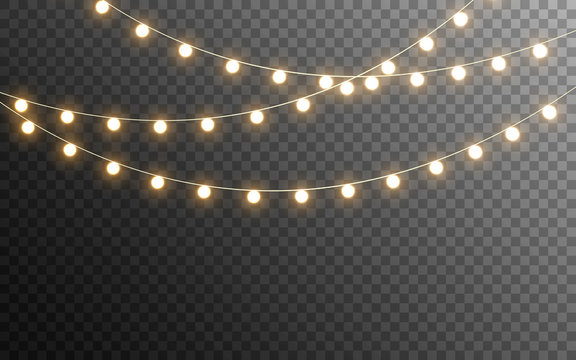 transparent background string lights png