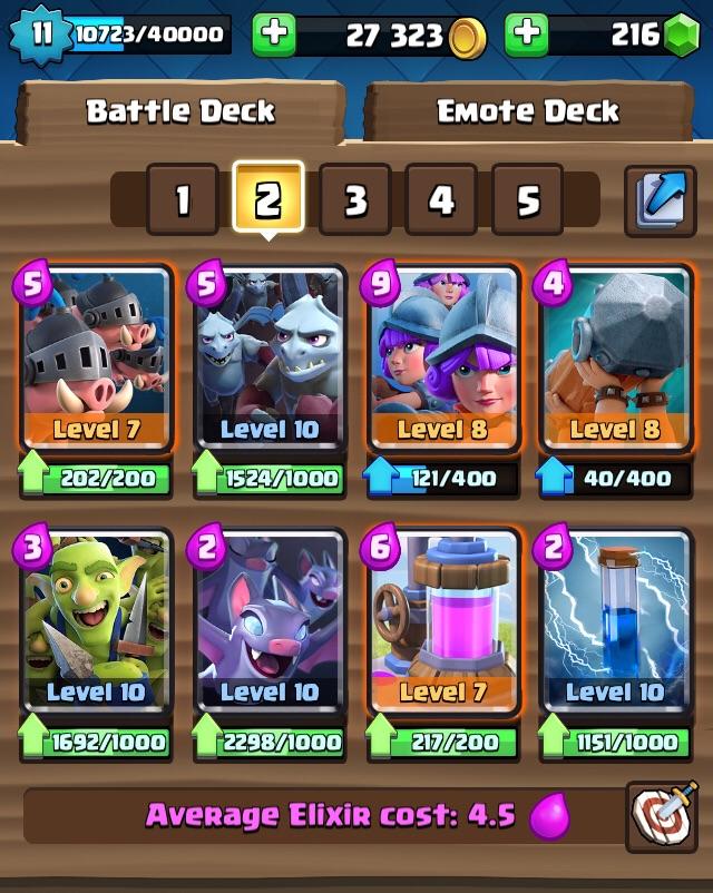 best deck for classic challenge