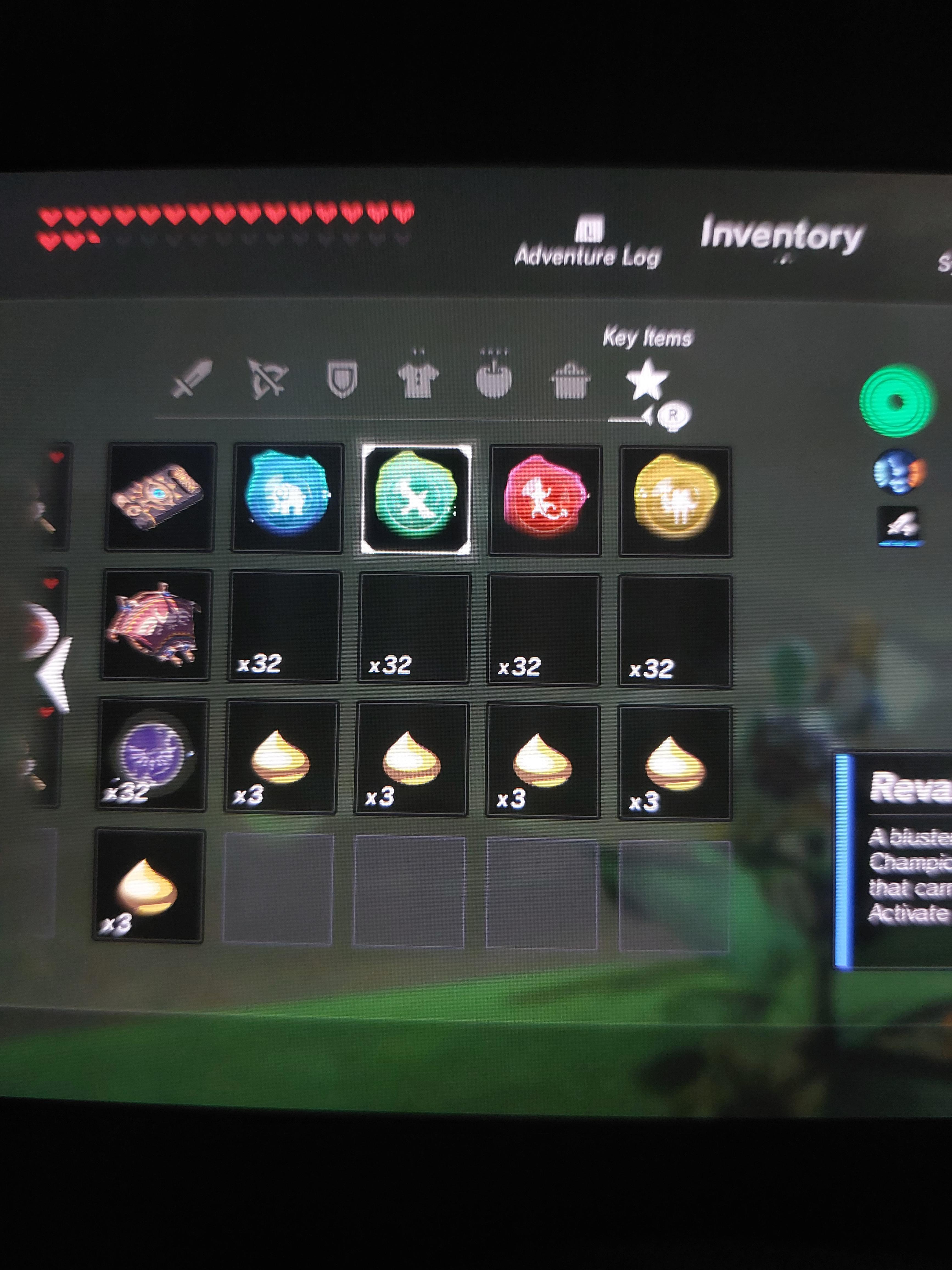 all key items botw