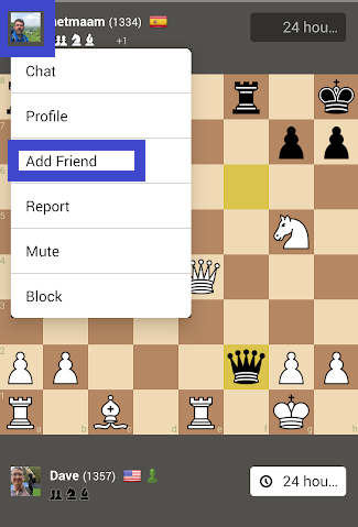 how to add friends on chess.com