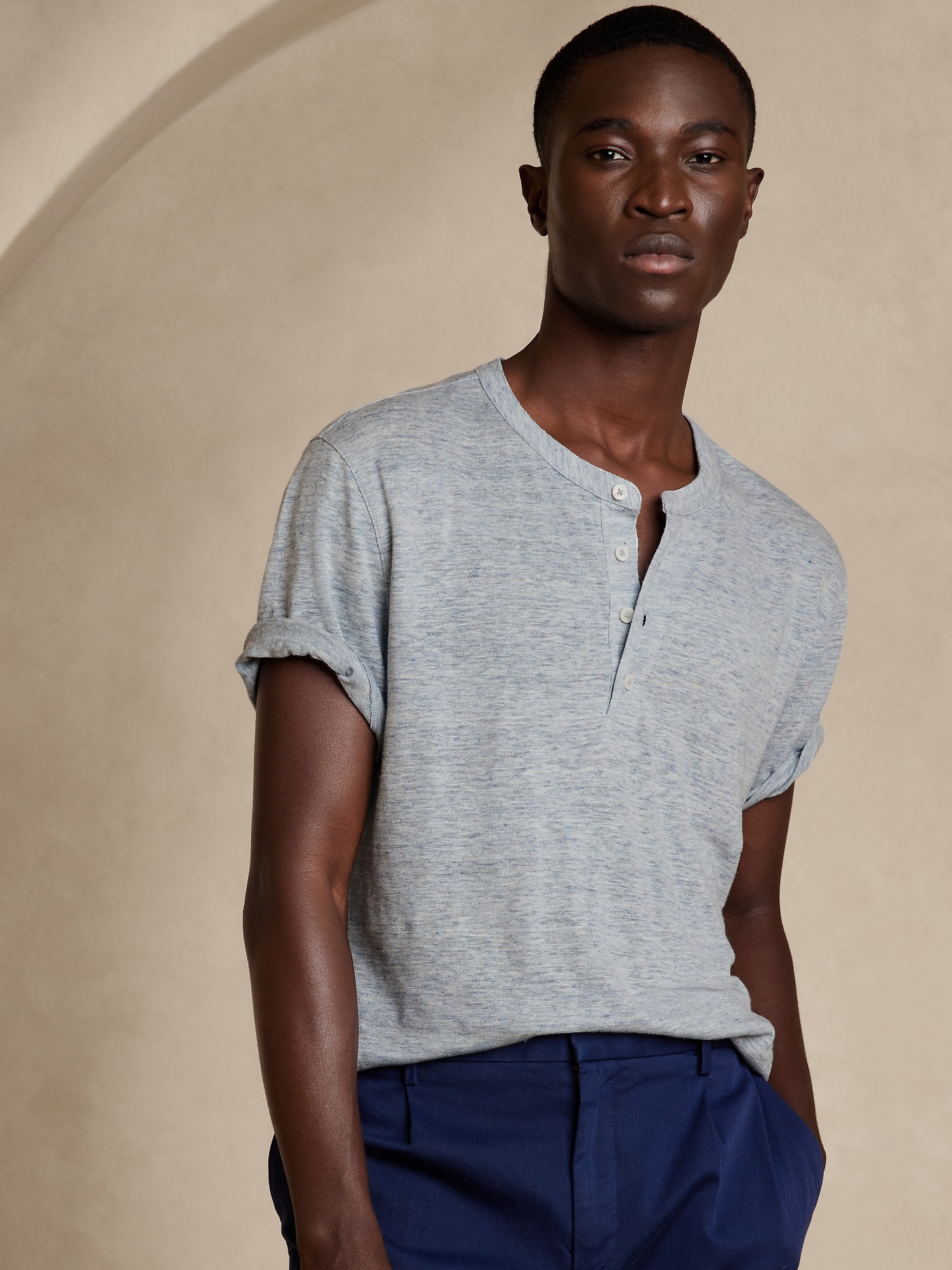 linen henley