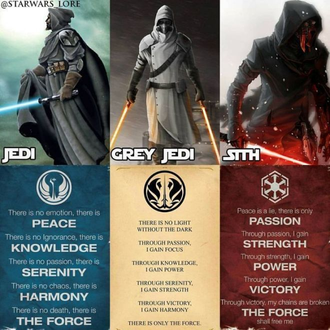 gray jedi code