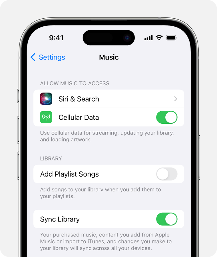 icloud music library