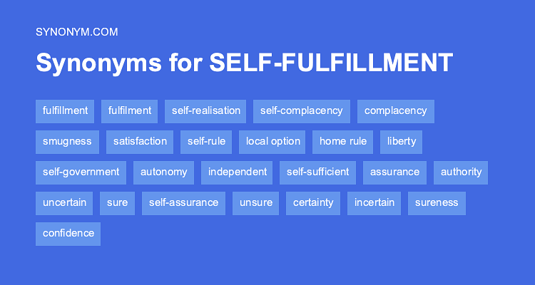 fulfillment thesaurus