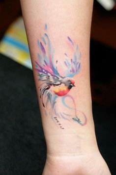 singing bird tattoo