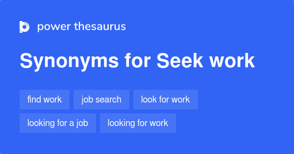 seek synonym