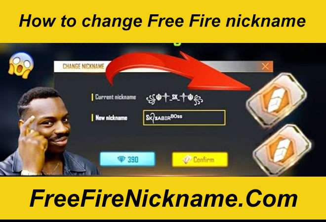 free fire nickname style