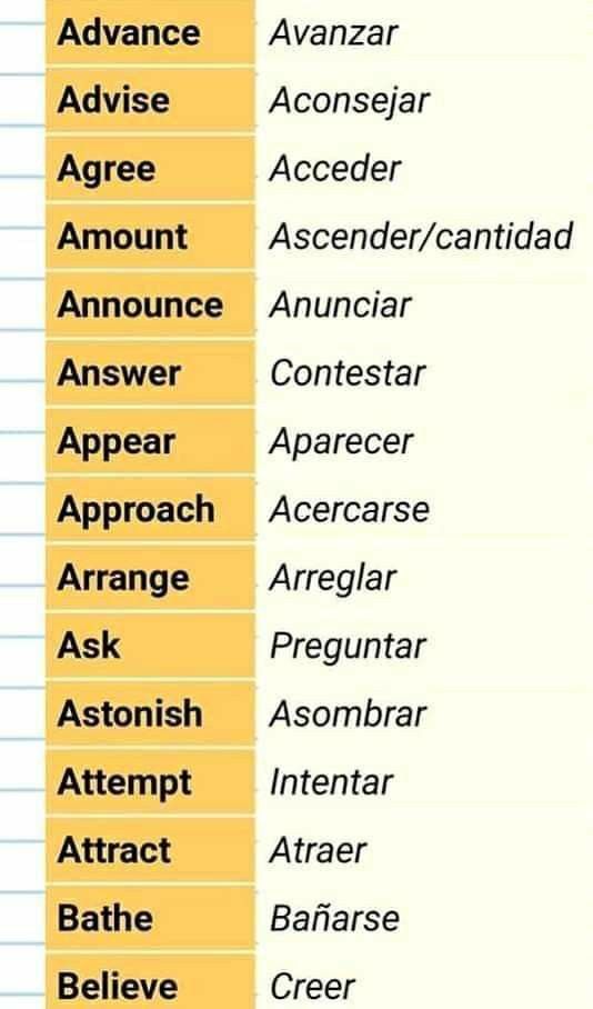 acercarse en ingles